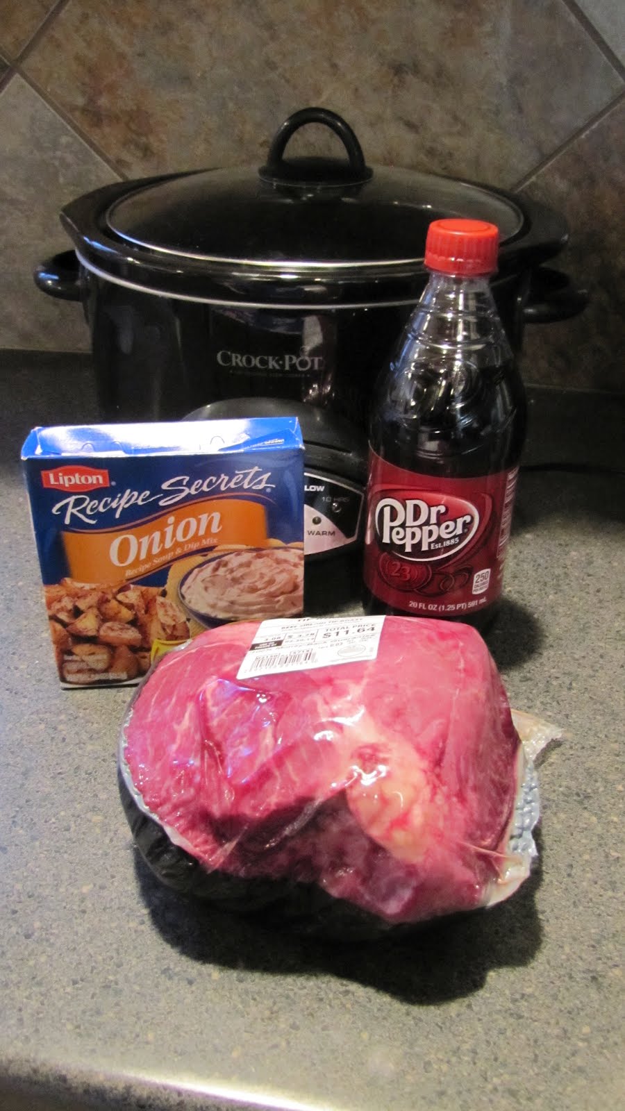 Crockpot Dr. Pepper Pot Roast Recipe. You'll love how easy and delicious this is! 