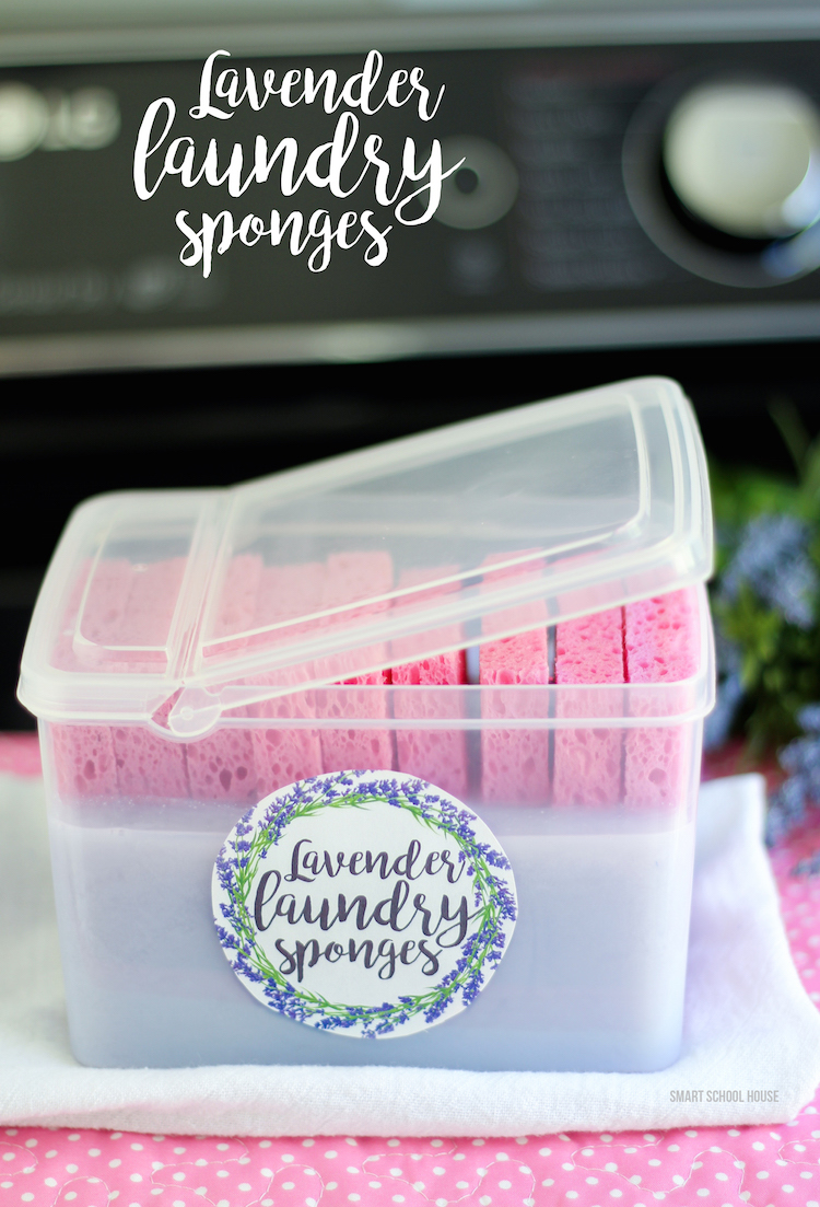 Lavender Laundry Sponges