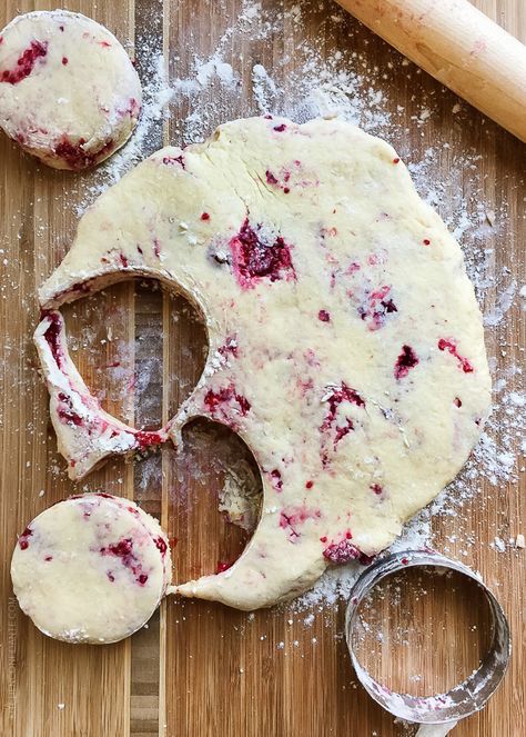 Coconut Raspberry Scones served with fresh, creamy yogurt is a pairing unlike any other, and perfect for your busy mornings! 