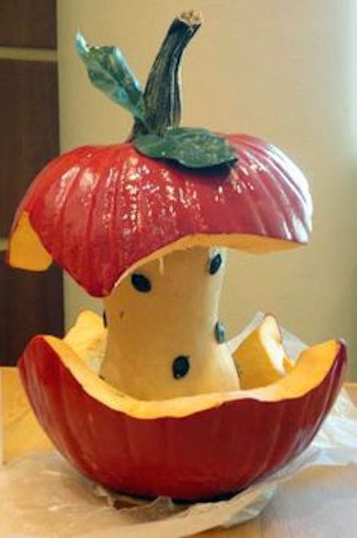 Apple core pumpkin!