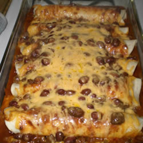 Chili dog casserole! One reader said, "Made this last night and it was a huge hit. Cheap, easy and filling." 