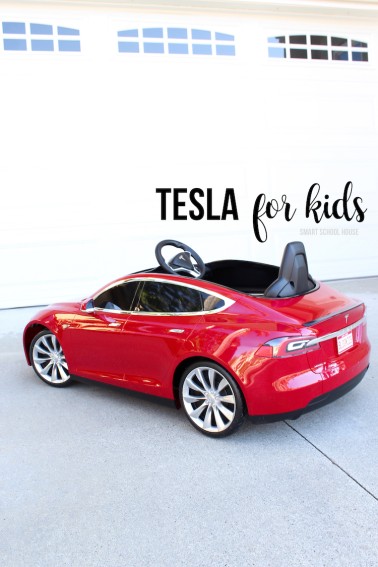 Tesla for Kids. A REAL Model S Tesla for Kids. It actually goes fast (way faster than I thought it would!)