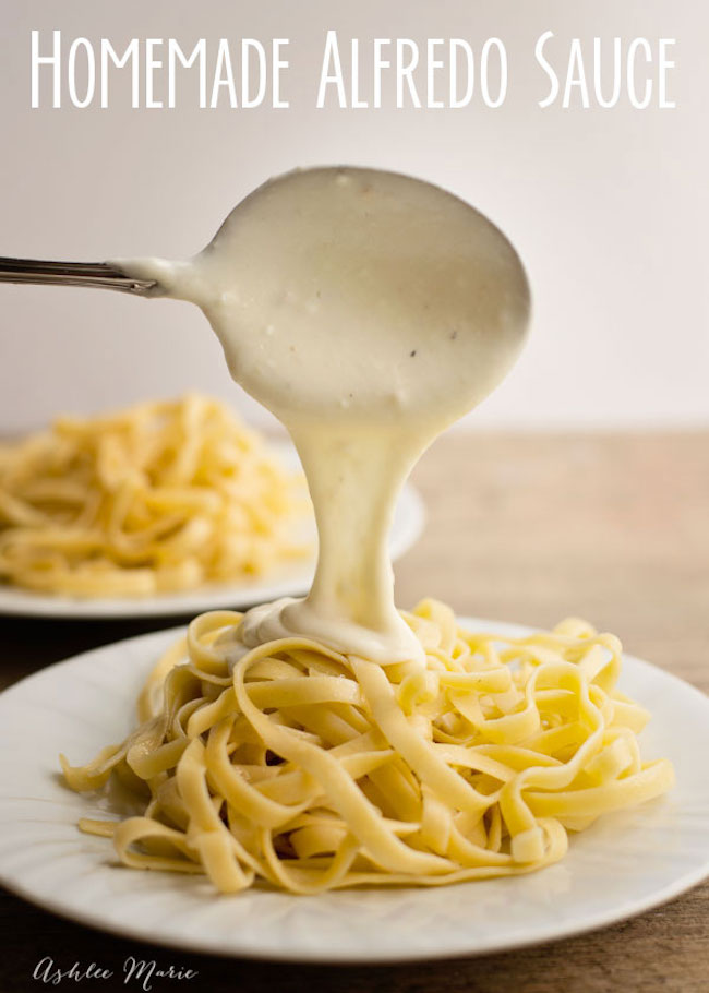 20 minute Alfredo sauce from scratch! It doesn't get much better than creamy, cheesy, homemade alfredo sauce. This recipe is easy to make and is always a huge hit.