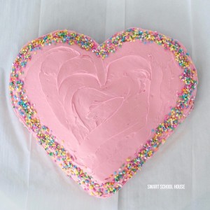 How to make a homemade heart cake for $6!