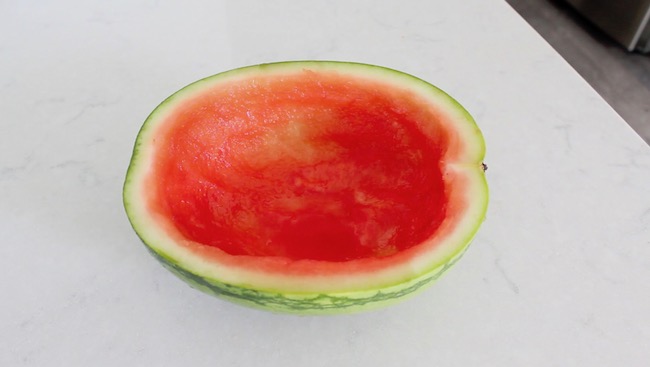 Jello Filled Watermelon