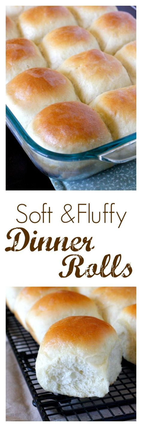 Soft and Fluffy Dinner Rolls - perfect for Easter dinner! 