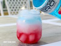 How to Make a Red, White, and Blue Drink