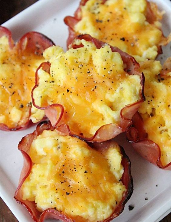 Ham and Egg Cups - Low carb and low sugar egg cups with a wonderful taste that fills you up!