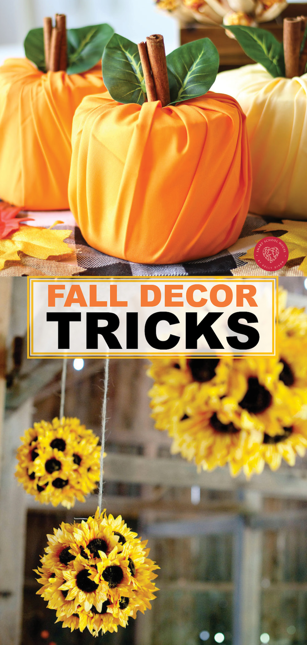 Fall Decorating Hacks! How to decorate your space for the fall with DIY ideas that will save you time and money. Why haven't I thought of these before?