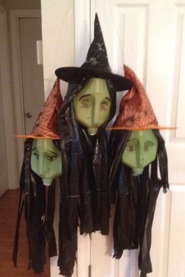 Milk Jug Witches - The BEST DIY Halloween Decorations