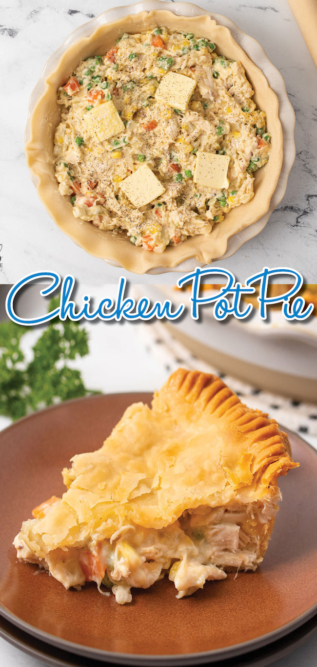 Homemade Chicken Pot Pie is one of the most popular comfort food meals of all time. 