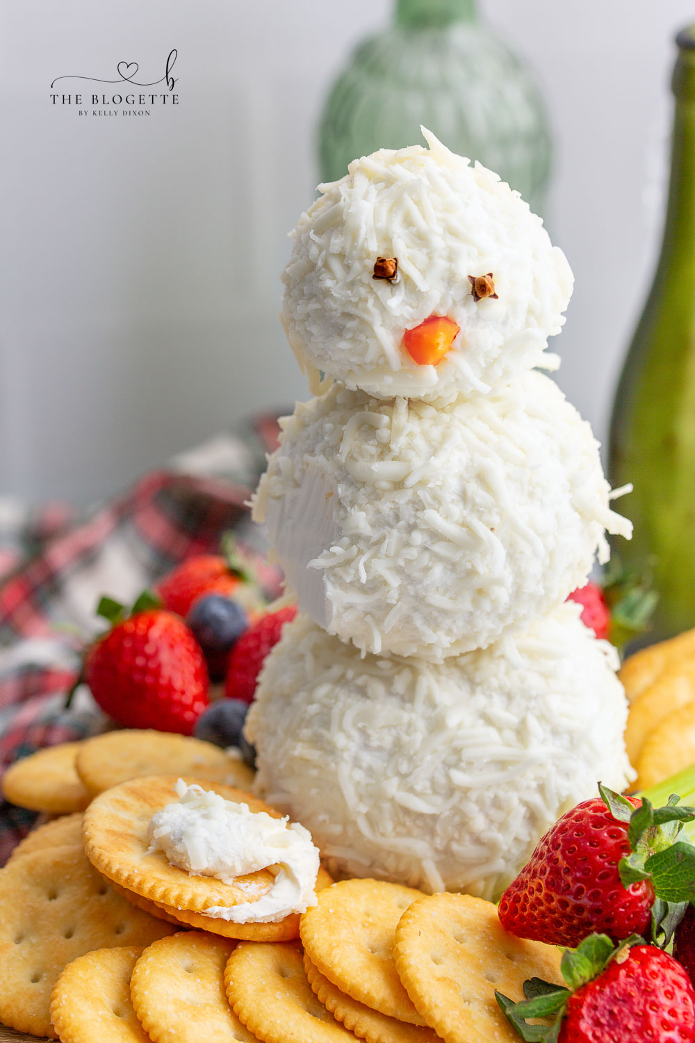 How to make a Snowman Cheeseball 