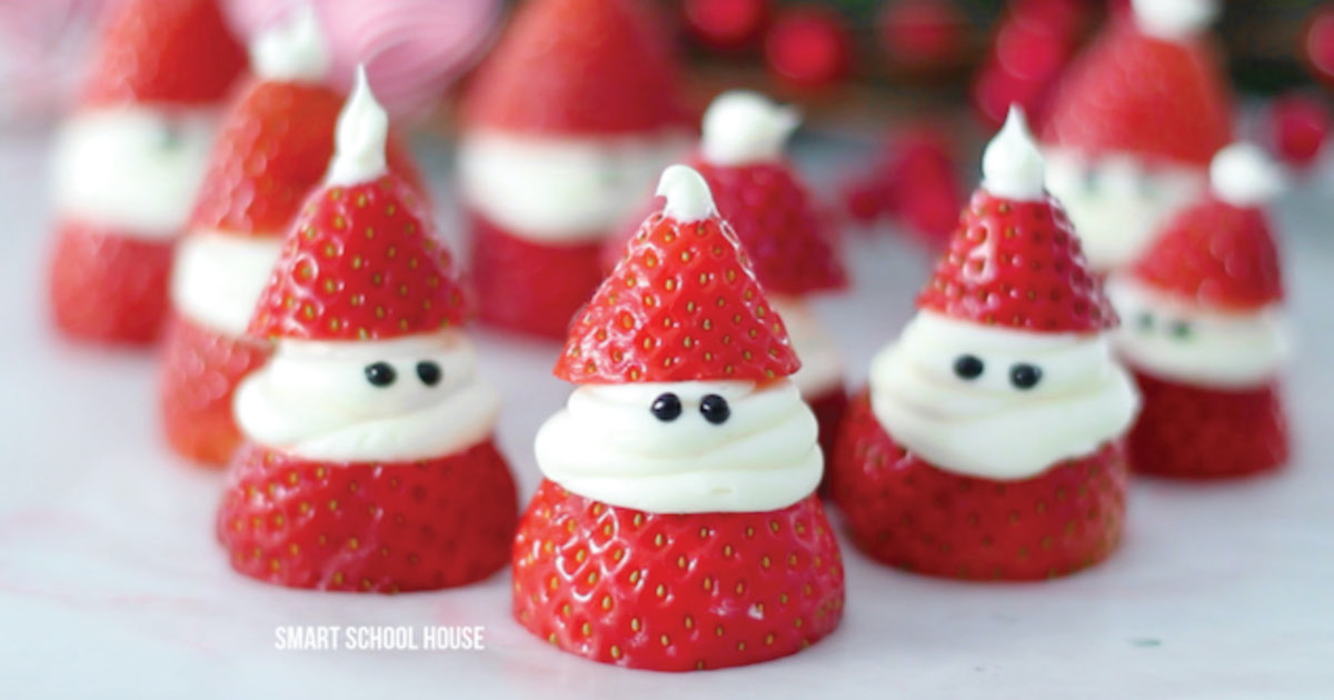 Strawberry Santas How To Make A Santa Strawberry With Video Tutorial - walking santa roblox