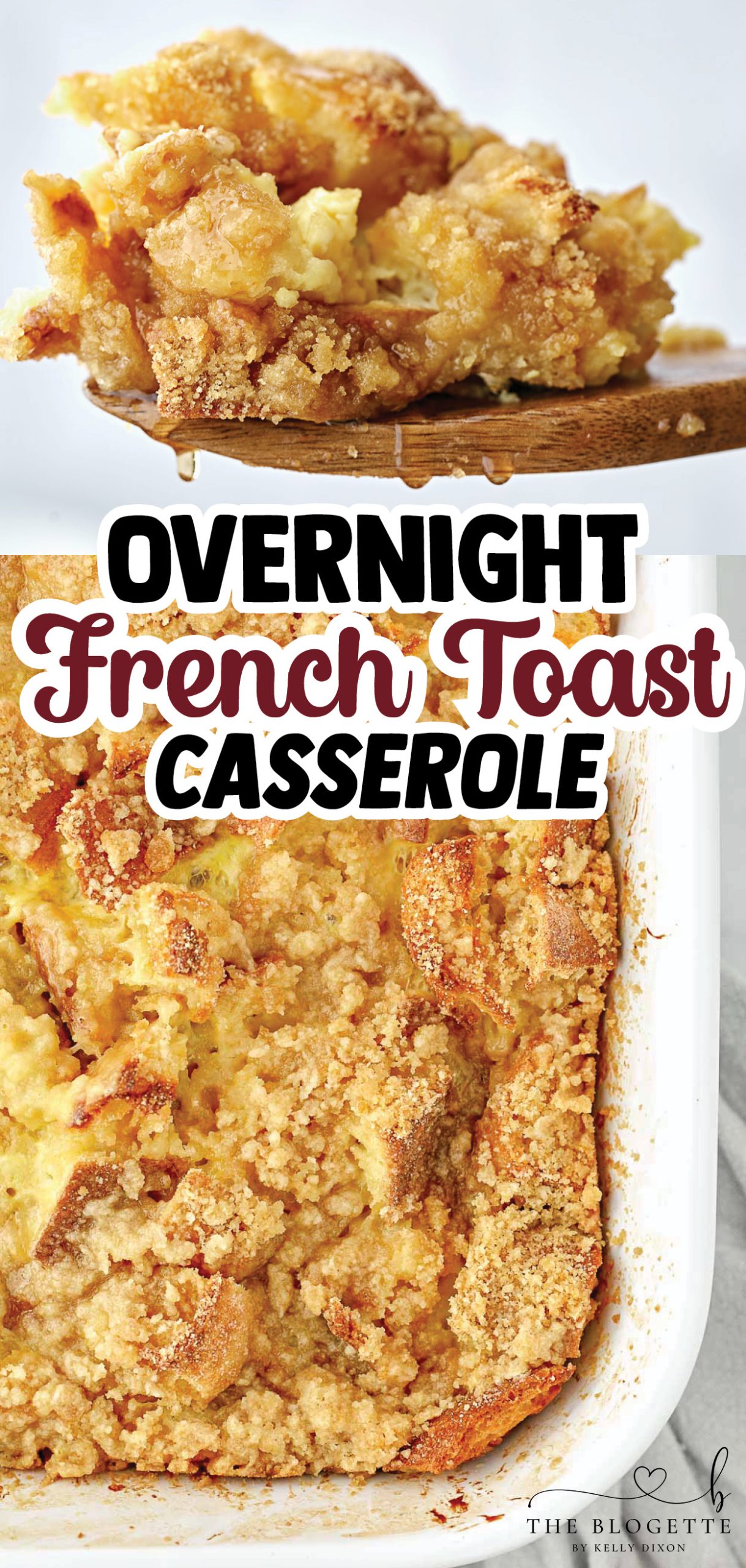 Delicious Overnight French Toast Casserole is perfect for an Easter or a holiday brunch! This breakfast bake is a sweet and filling crowd-pleaser. A make-ahead dish, so you don’t feel tied to the kitchen. 