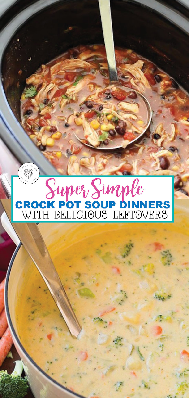 Crock Pot Soup Recipes Crock Pot and Slow Cooker Soup Recipes! Easy dinner ideas made in a crock pot. These are tried and true slow cooker soups that every crock pot lover should add to their collection!
