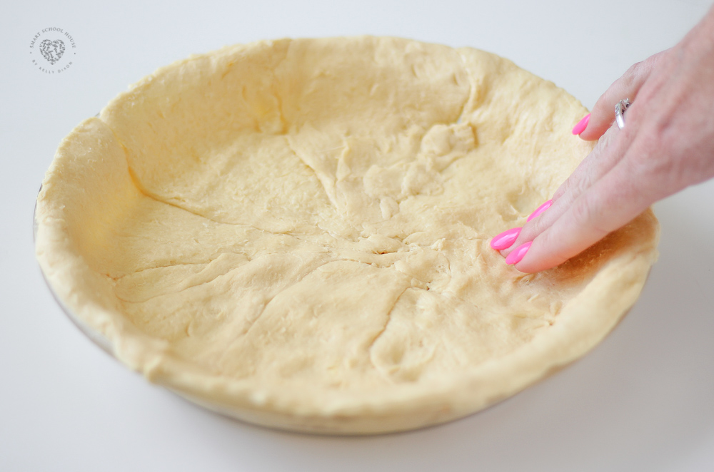 Crescent Crust Recipe for Taco Pie #TacoPie #EasyDinner