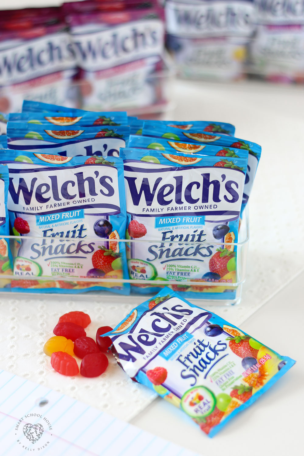 Organize Fruit Snacks in Clear Containers for Easy Grab-and-Go Snacking
