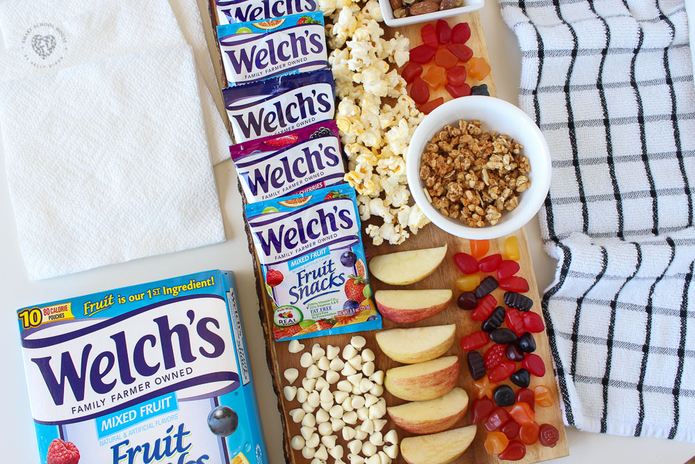 After school snack tray for kids
