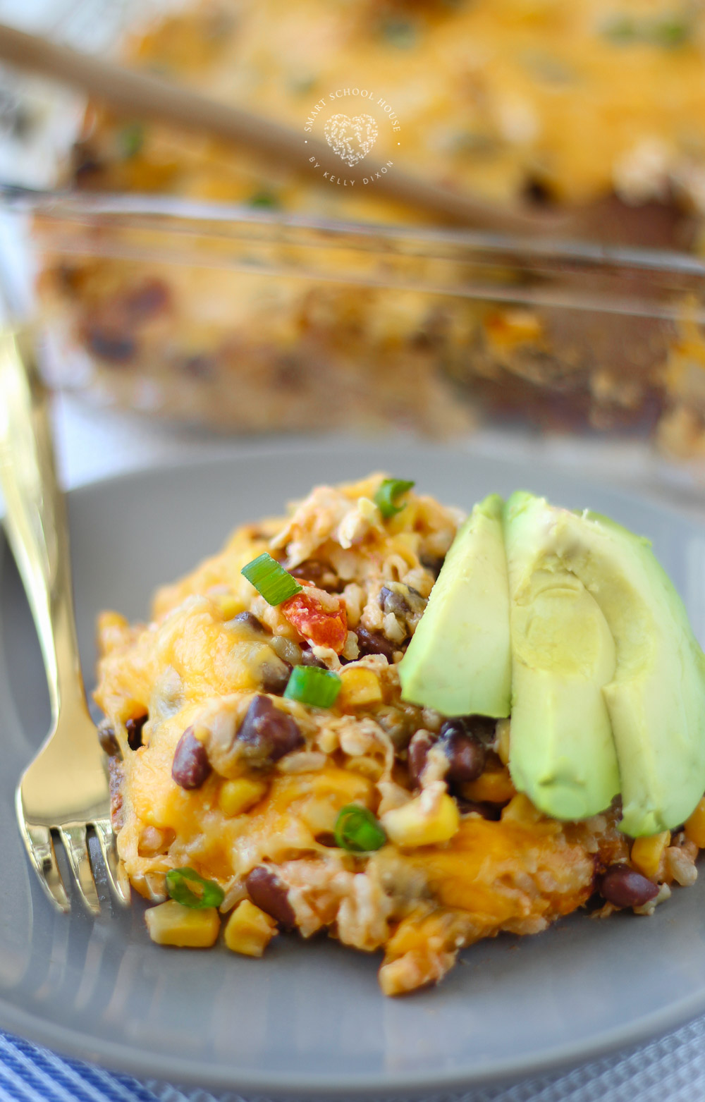30 Minute Mexican Chicken and Rice Dinner Recipe – an easy and delicious meal! This dinner recipe is made in one baking dish.