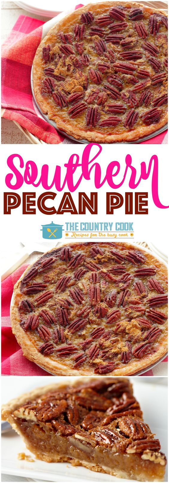 There is nothing like Homemade Southern Pecan Pie. This recipe has won baking contests! It goes perfectly with my simple Wham Bam Pie Crust!