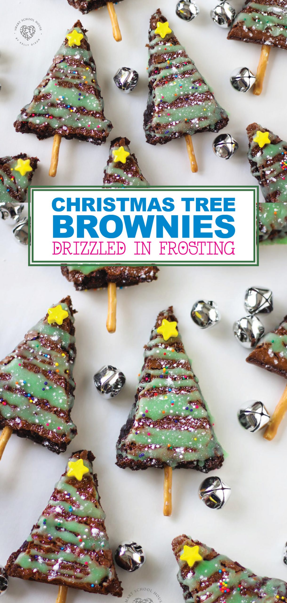 Cut up brownies to create a fun holiday treat. In just a few added steps, you can share these sweet Christmas tree brownies with everyone you love. Kids can even help make these extra special! They’ll have fun decorating their own Christmas brownie with a pretzel trunk and ornaments made of sprinkles. 