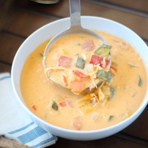 This creamy crock pot curry soup is a healthy dinner recipe that's perfect for fall and winter. Crock pot curry is one of the easiest meals to make and is so tasty. Your family will LOVE it! 