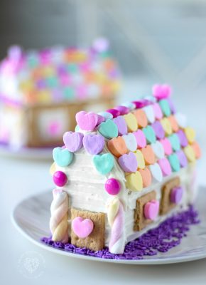 Valentine's Day Gingerbread House