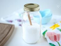DIY laundry scent booster to keep clothes smelling clean and fresh longer. All natural 3-ingredient recipe with a long lasting scent.