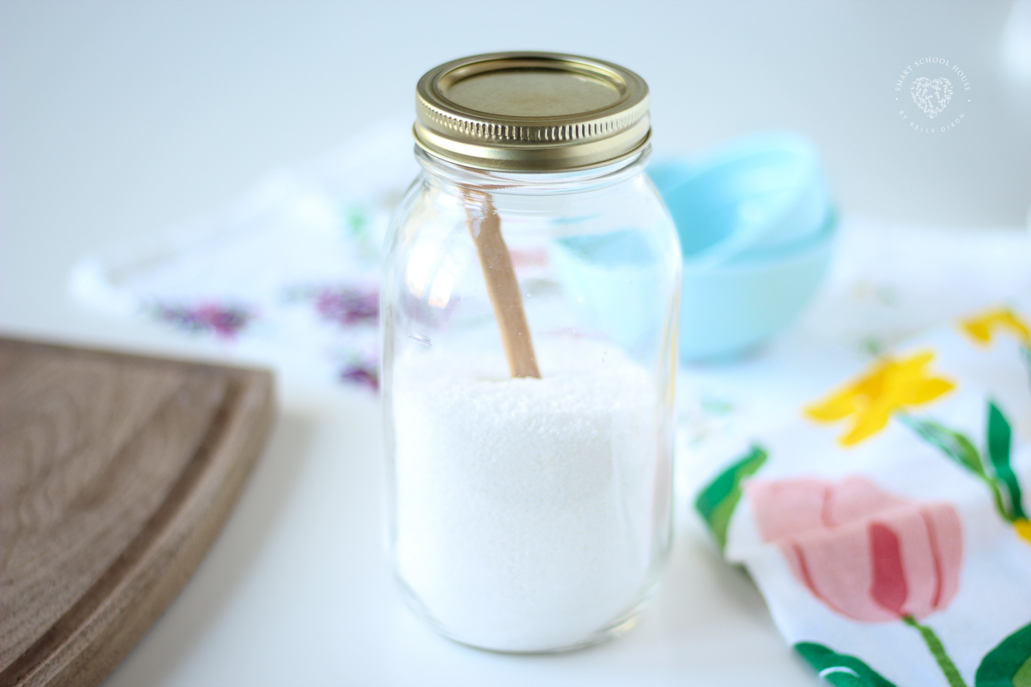 DIY laundry scent booster to keep clothes smelling clean and fresh longer. All natural 3-ingredient recipe with a long lasting scent.