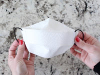 How to make a Structured No-Sew Paper Towel Face Mask - Quick and Easy Tutorial! No sewing required and I'm sure you have the materials to use!