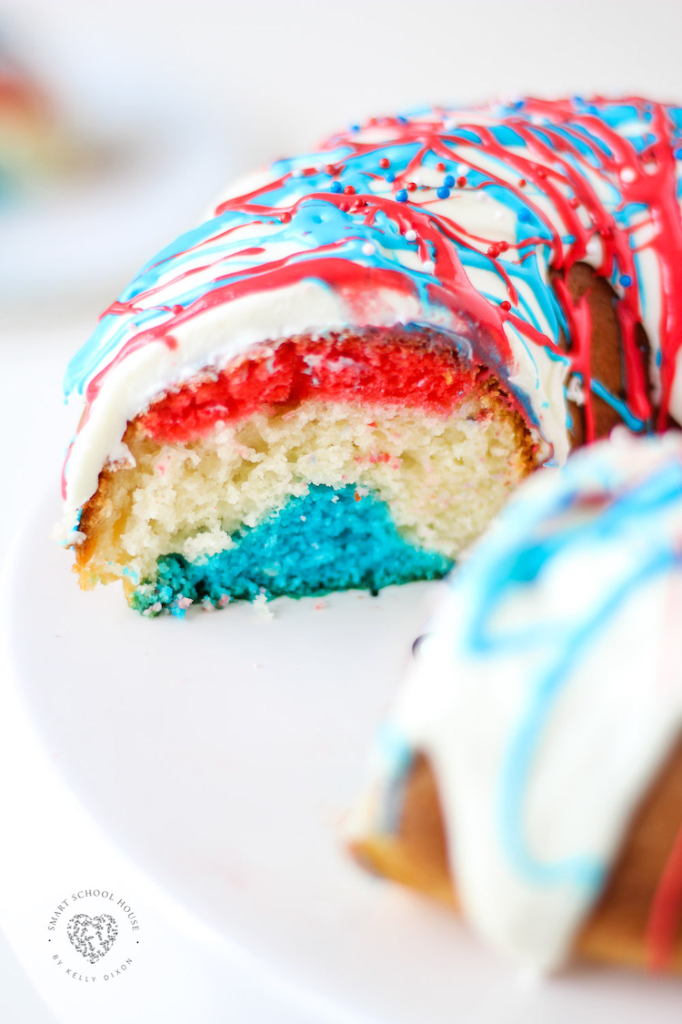 Easy Red White And Blue Cake Recipe For All Patriotic Holidays