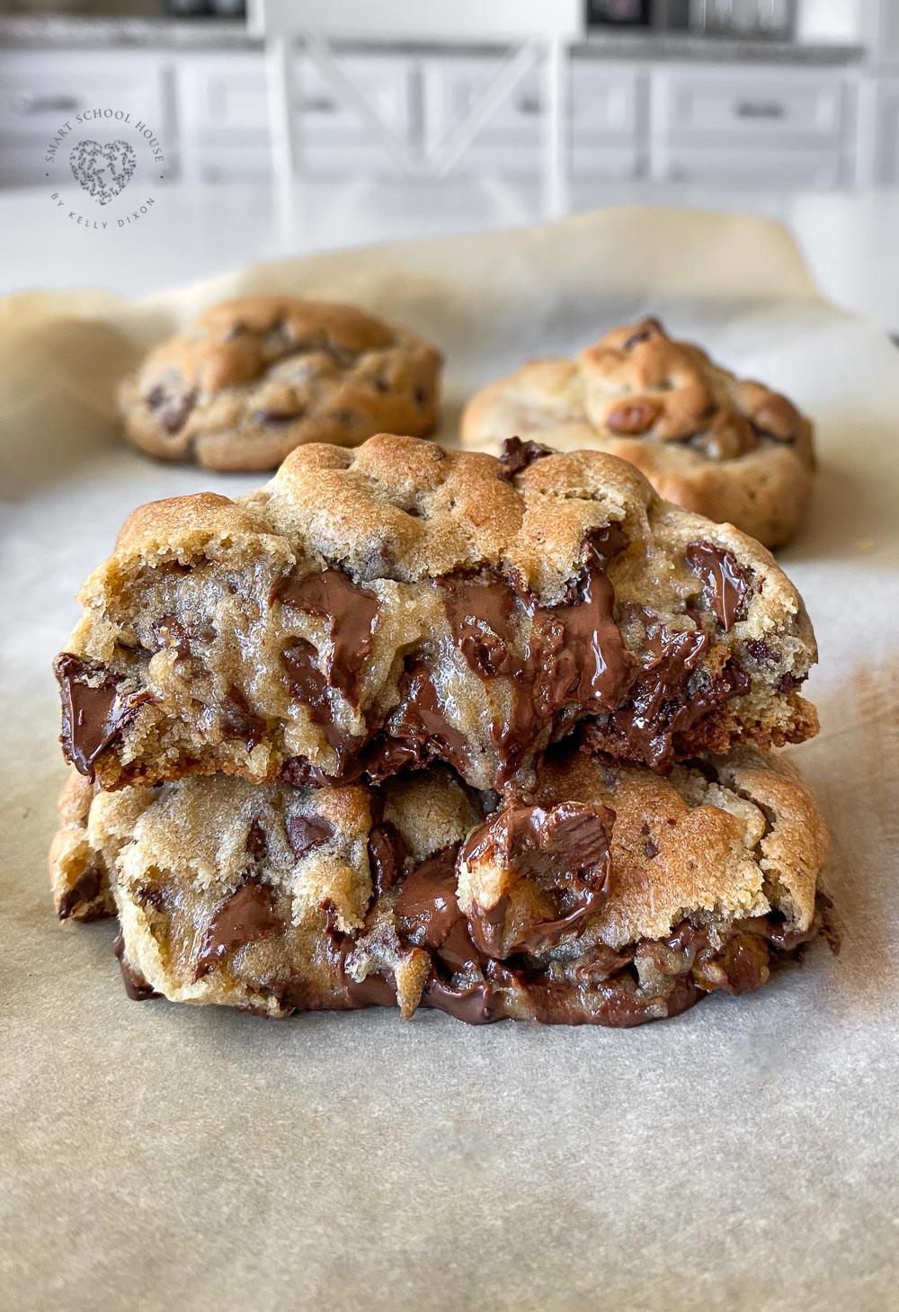 6 Minute Chocolate Chip Cookies Soft Thick Packed With Chocolate