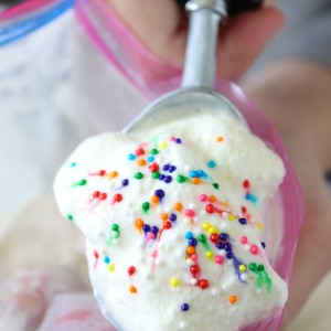 Magic Ice Cream is is the most fun you'll have making ice cream this summer! The EASIEST Ice Cream in a Bag recipe ever...