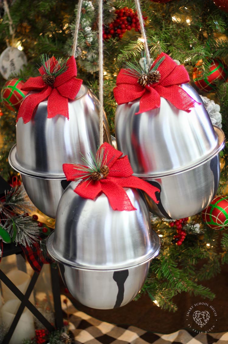 3/4" Metal Craft Holiday Bells LOT 250 Bright Shiny SILVER JINGLE BELLS  20mm 