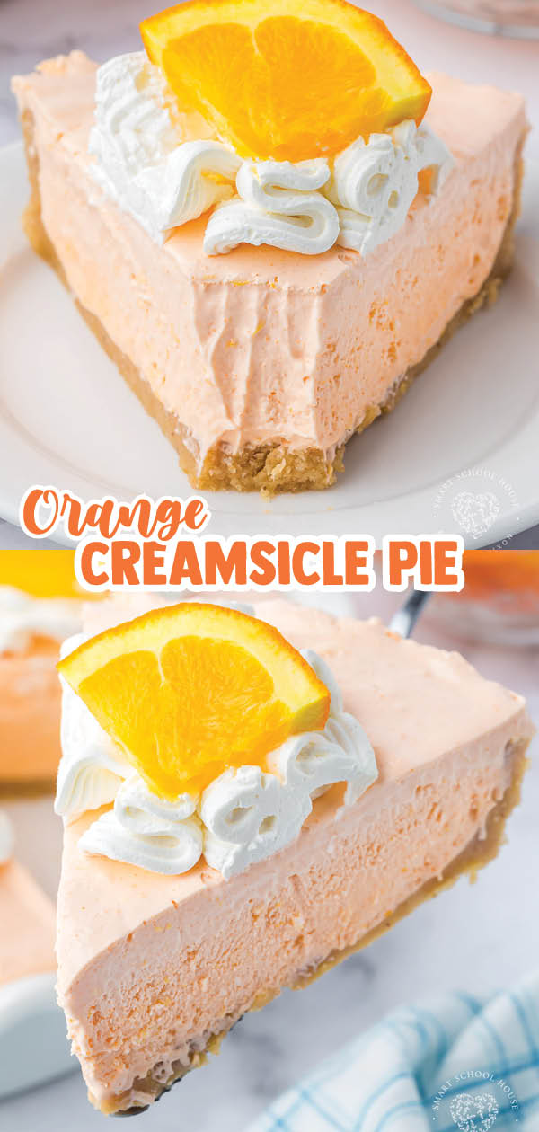 An Orange Jello Creamsicle Pie is an orange popsicle with an irresistible creaminess, all in a cookie pie crust. It screams hot summer days!