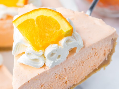 Orange Jello Creamsicle Pie