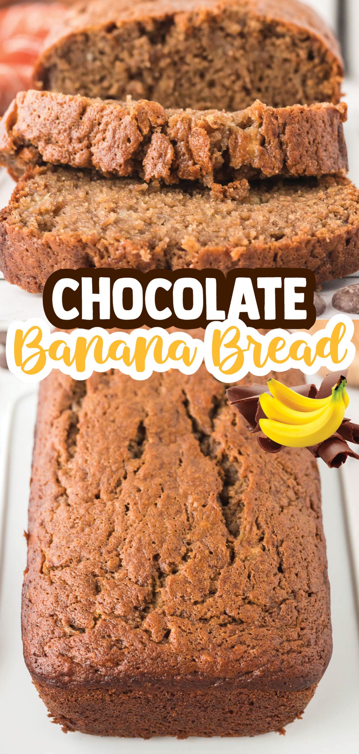 Move over ordinary banana bread, Chocolate Banana Bread is next up on the menu!