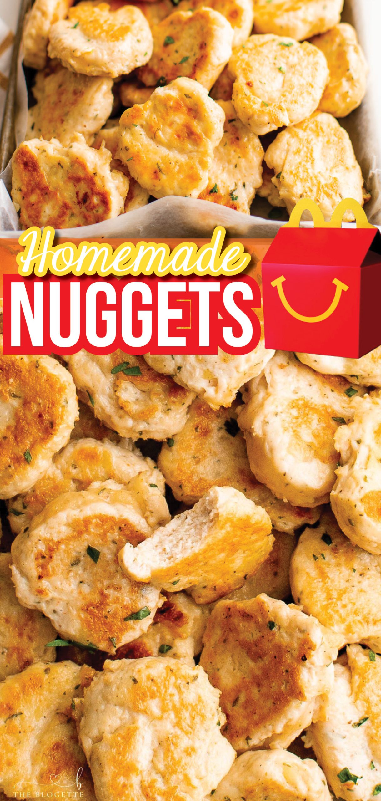 Homemade McNuggets - Skip the drive-through for chicken McNuggets, because these are the BEST chicken nuggets you can make at home!