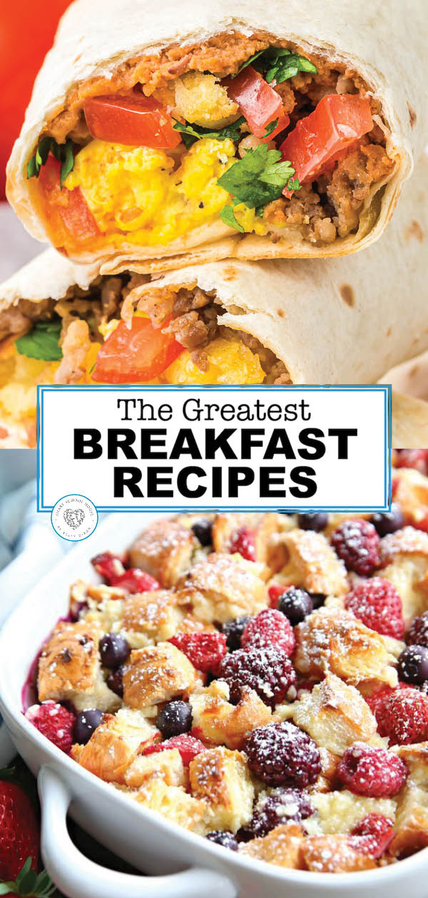 Back to School Breakfast Recipes - some fabulous back to school breakfast recipes and ideas that you can make ahead or in a hurry.