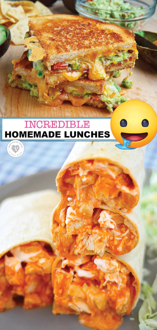 INCREDIBLE Homemade Lunch Recipe Ideas to Try!