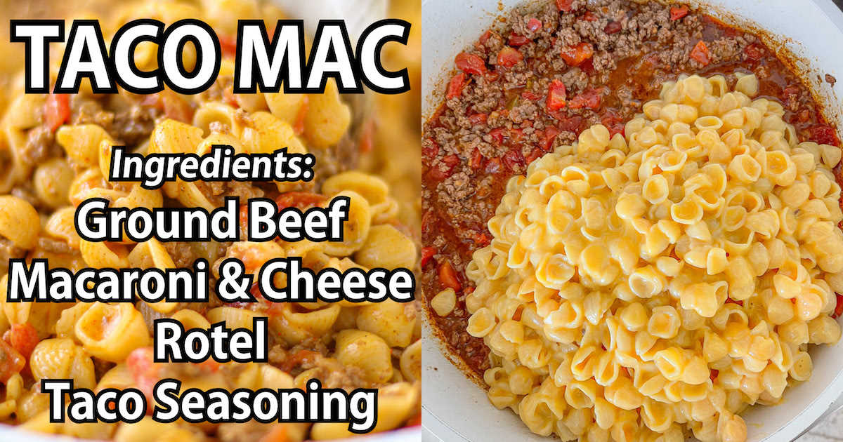 THE BEST Taco Macaroni and Cheese Recipe!