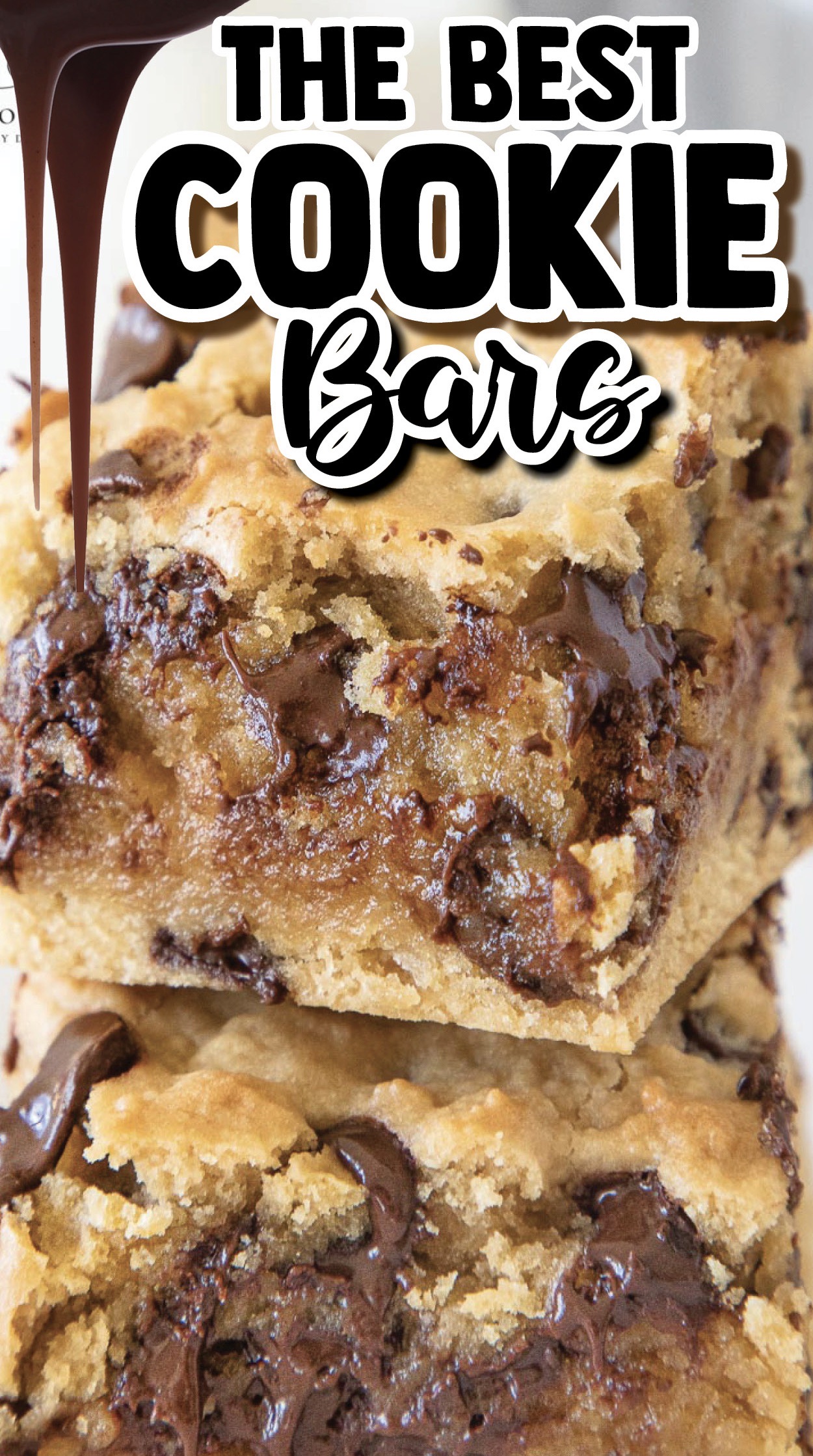 Chocolate Chip Cookie Bars - These chocolate chip cookie squares are soft and chewy and full of gooey chocolate made with vanilla, sugar, eggs, and butter. Whip up the cooking dough, toss the dough in a baking dish with parchment paper, and the oven does all the work. 