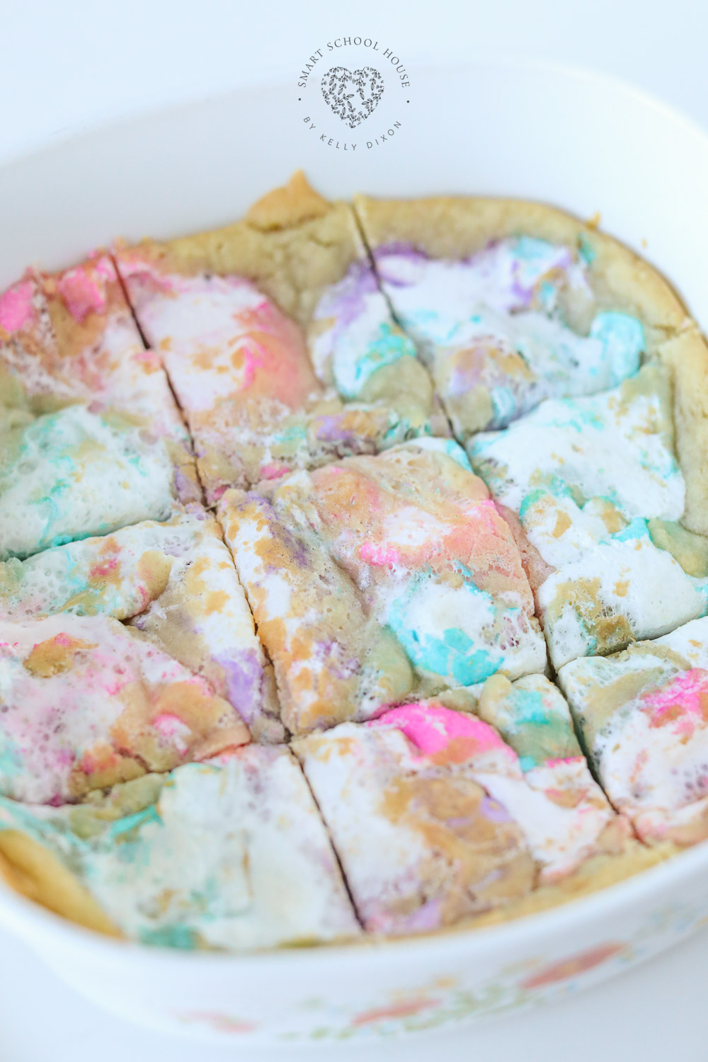 Easter Peeps Cookie Bars are everyone's favorite Peeps mixed with sugar cookies. Not only are they festive looking, but they are also so fun to make!