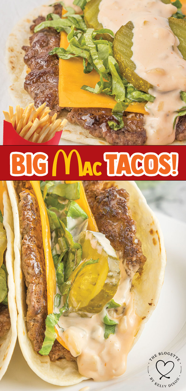 These Big Mac Tacos or Smash Burger Tacos are delicious, easy to make and will amaze anyone who eats them.