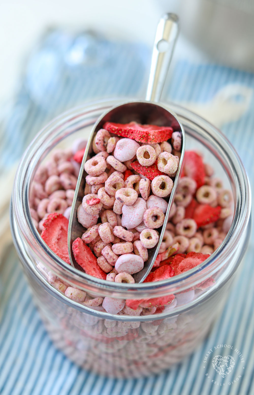 Baby Trail Mix isn't just for babies! The strawberries immediately soften when eating. This is recommended for babies who are ready to eat solids, as well as toddlers, big kids…. pretty much anyone because it’s DELICIOUS!