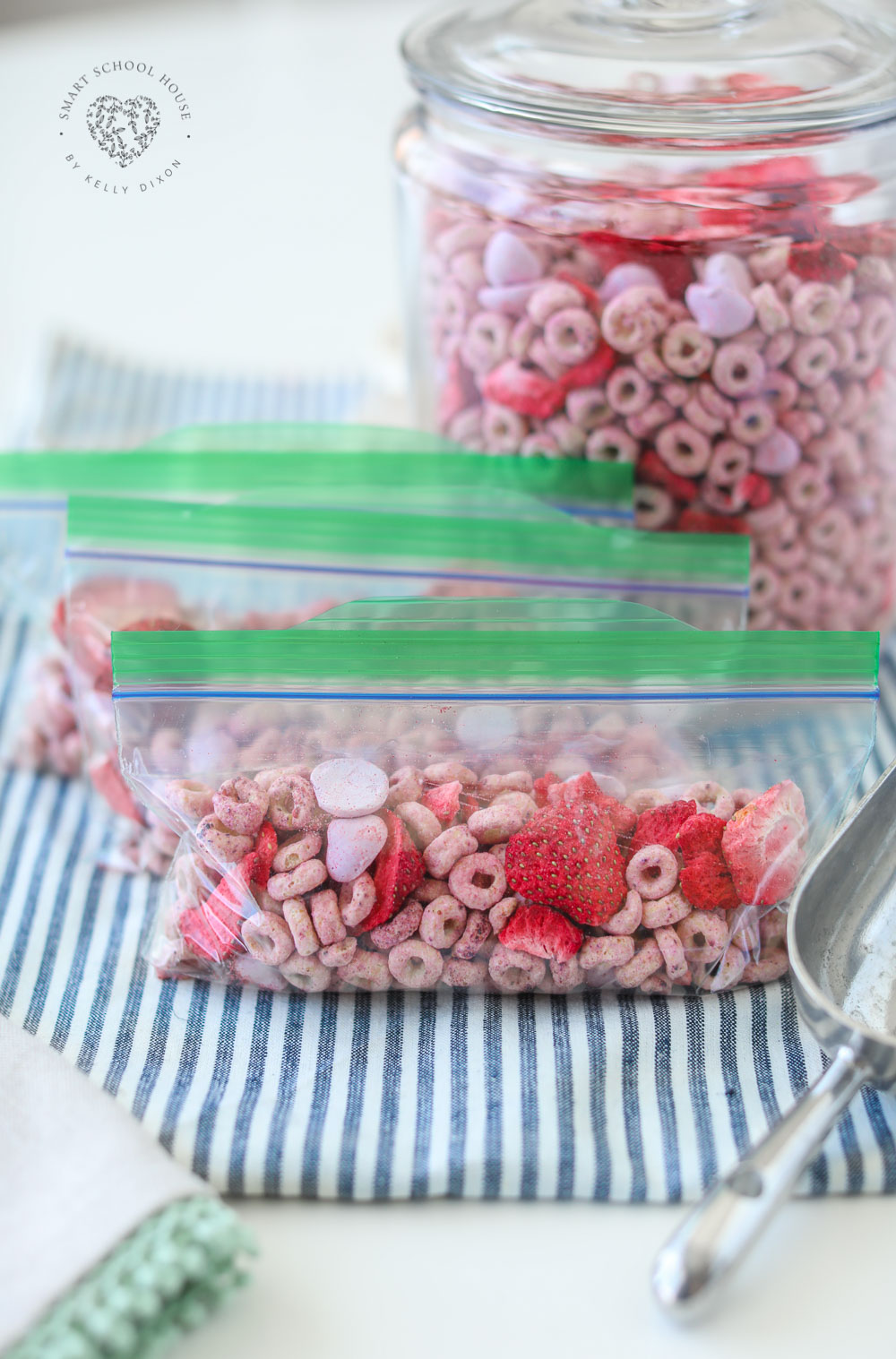Baby Trail Mix isn't just for babies! The strawberries immediately soften when eating. This is recommended for babies who are ready to eat solids, as well as toddlers, big kids…. pretty much anyone because it’s DELICIOUS!