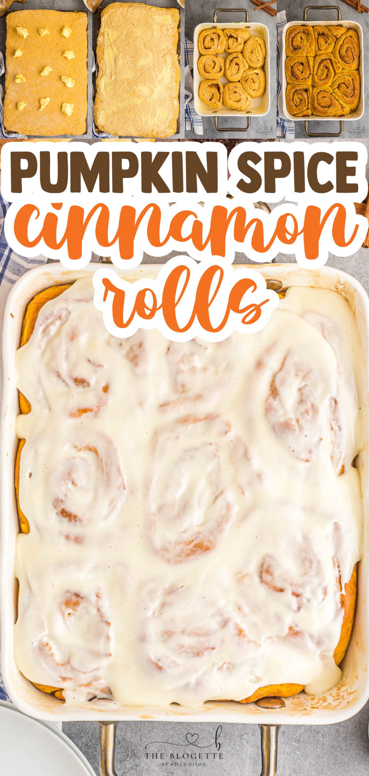 Fluffy Pumpkin Cinnamon Rolls topped with an addicting homemade glaze and filled with a buttery pumpkin spice sugar blend. These are truly the BEST pumpkin cinnamon rolls recipe you’ll ever eat. 
