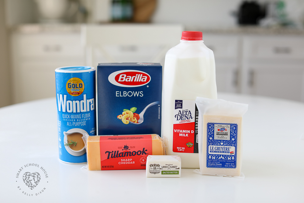Macaroni and Cheese ingredients