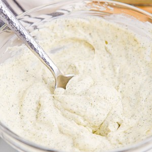 Homemade Ranch Dressing with a blend of easy to find herbs and seasonings, perfect for salads, dips, and more!