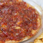 Pepper Jelly Cheese Dip is a warm appetizer served with butter crackers! This easy appetizer recipe uses simple ingredients that have the best flavor when combined.